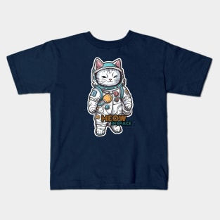 Astronaut cat Kids T-Shirt